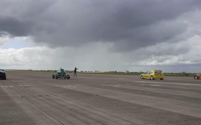 Drag Race: Η Lamborghini Aventador «τα βάζει» με αγωνιστικές κατασκευές προδιαγραφών Rallycross