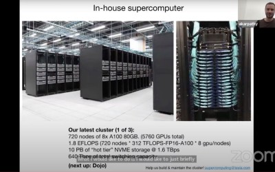 Ο υπερυπολογιστής της Tesla είναι ο 5ος δυνατότερος στον κόσμο