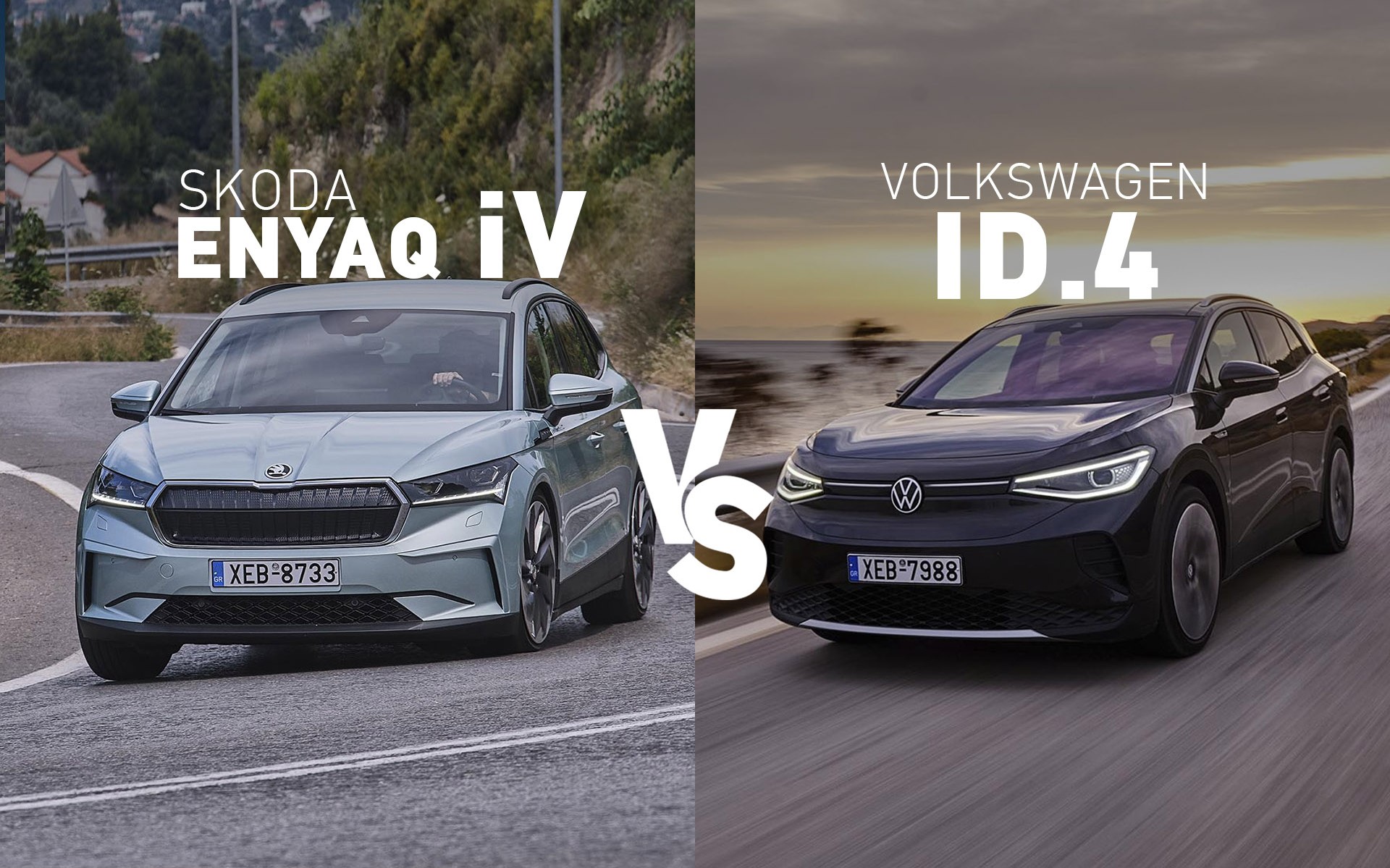 Αγορά ηλεκτρικού SUV: Volkswagen ID.4 ή Skoda Enyaq iV;