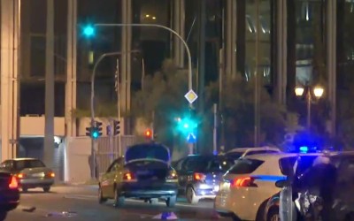 Σοκαριστικό τροχαίο μπροστά στη Βουλή 