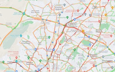 Κομφούζιο στους δρόμους της Αθήνας αυτήν τη στιγμή