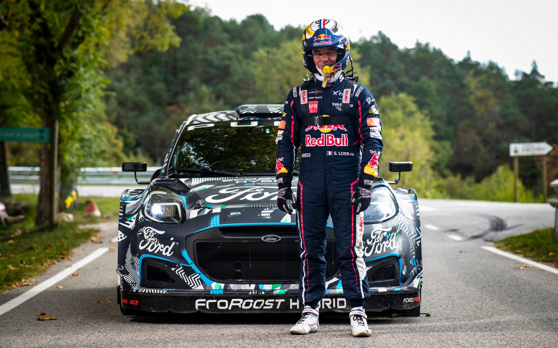 Ο Sébastien Loeb στο Ράλι Μόντε Κάρλο με το νέο Ford Puma Hybrid Rally1