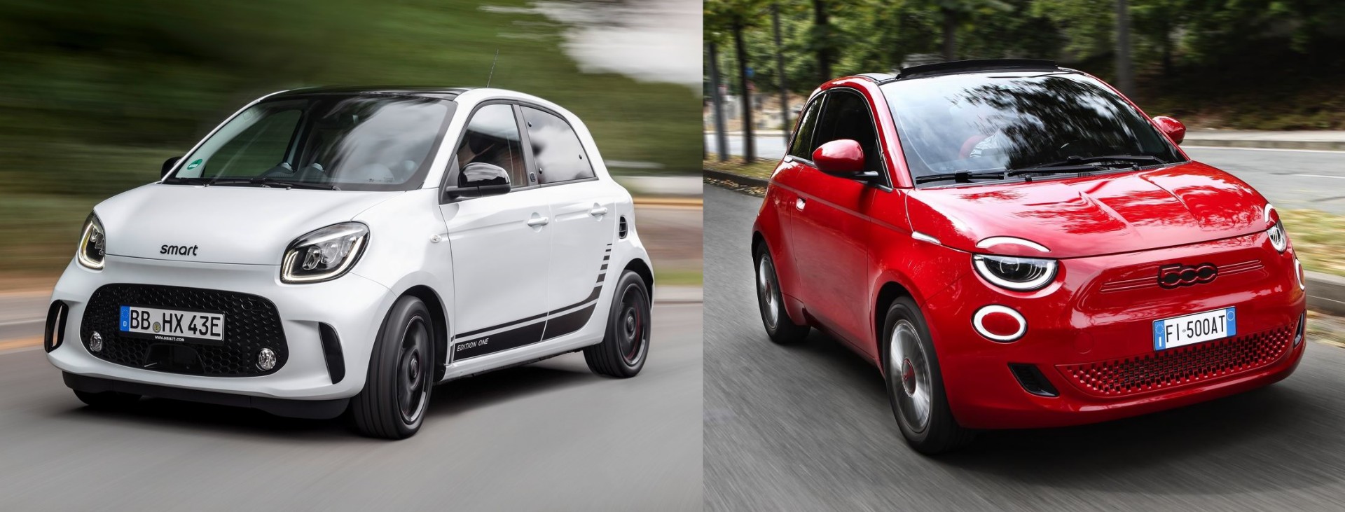 Ηλεκτρικά πόλης: smart Forfour ή Fiat 500; - Ποιο διαλέγεις;