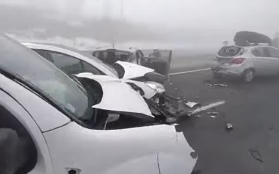 Εγνατία Οδός: Καραμπόλα 50 οχημάτων με 13 τραυματίες [video]