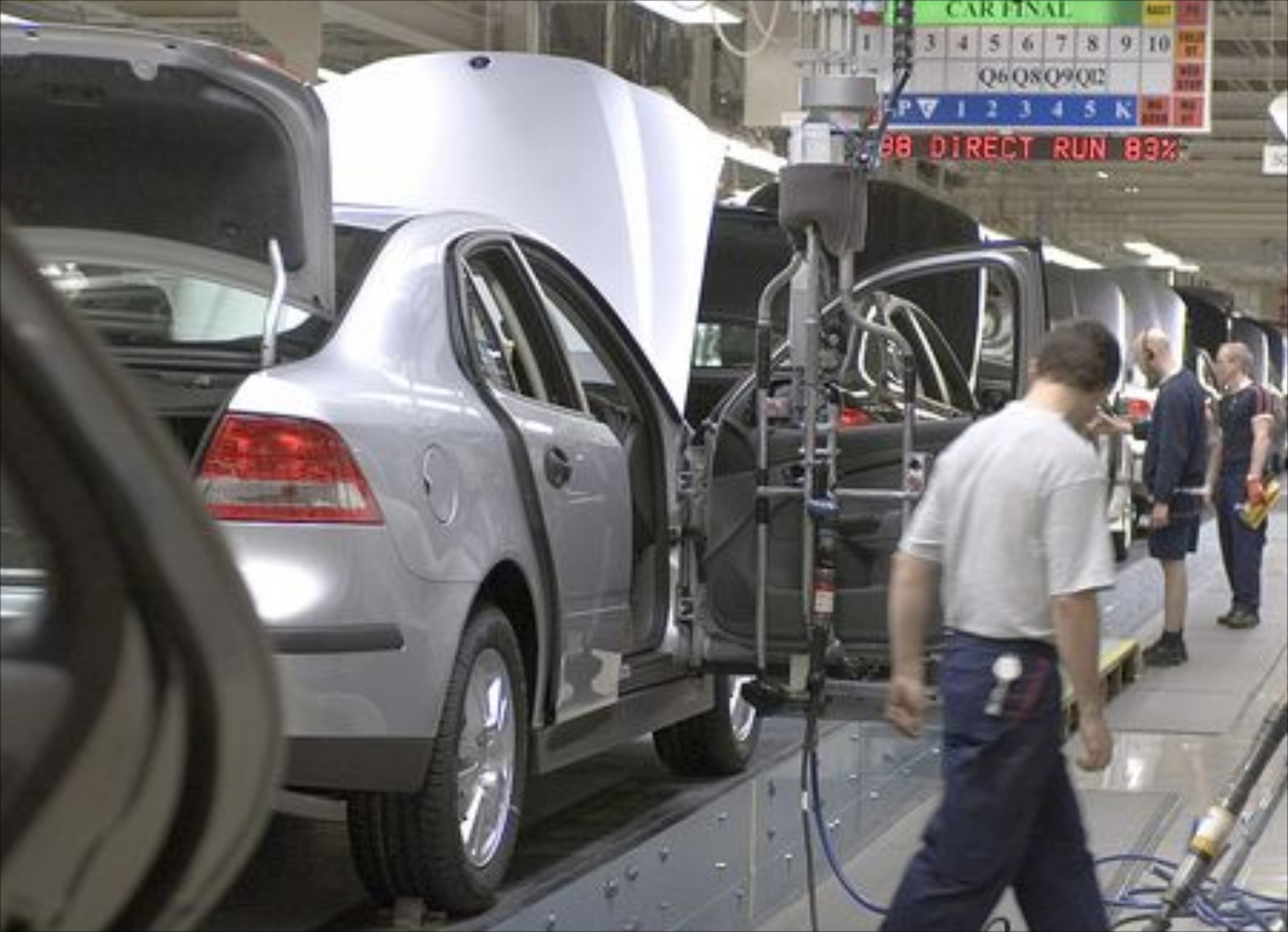 Saab – Live cam στη γραμμή παραγωγής