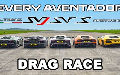 Κόντρα με 5 Lamborghini Aventador - Ποια είναι η πιο γρήγορη; [video]