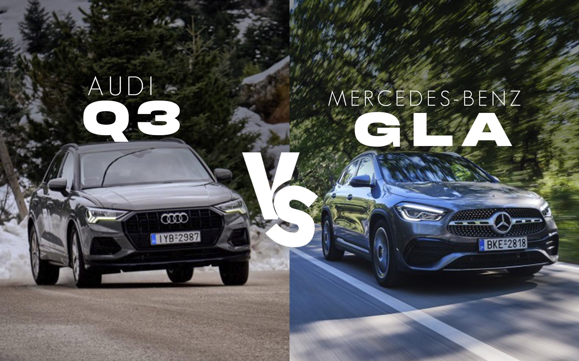 Premium SUV με χώρους: Audi Q3 ή Mercedes-Benz GLA – Δείτε τι ψηφίσατε