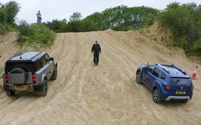 Τετρακίνητη κόντρα: Dacia Duster vs Land Rover Defender [video]