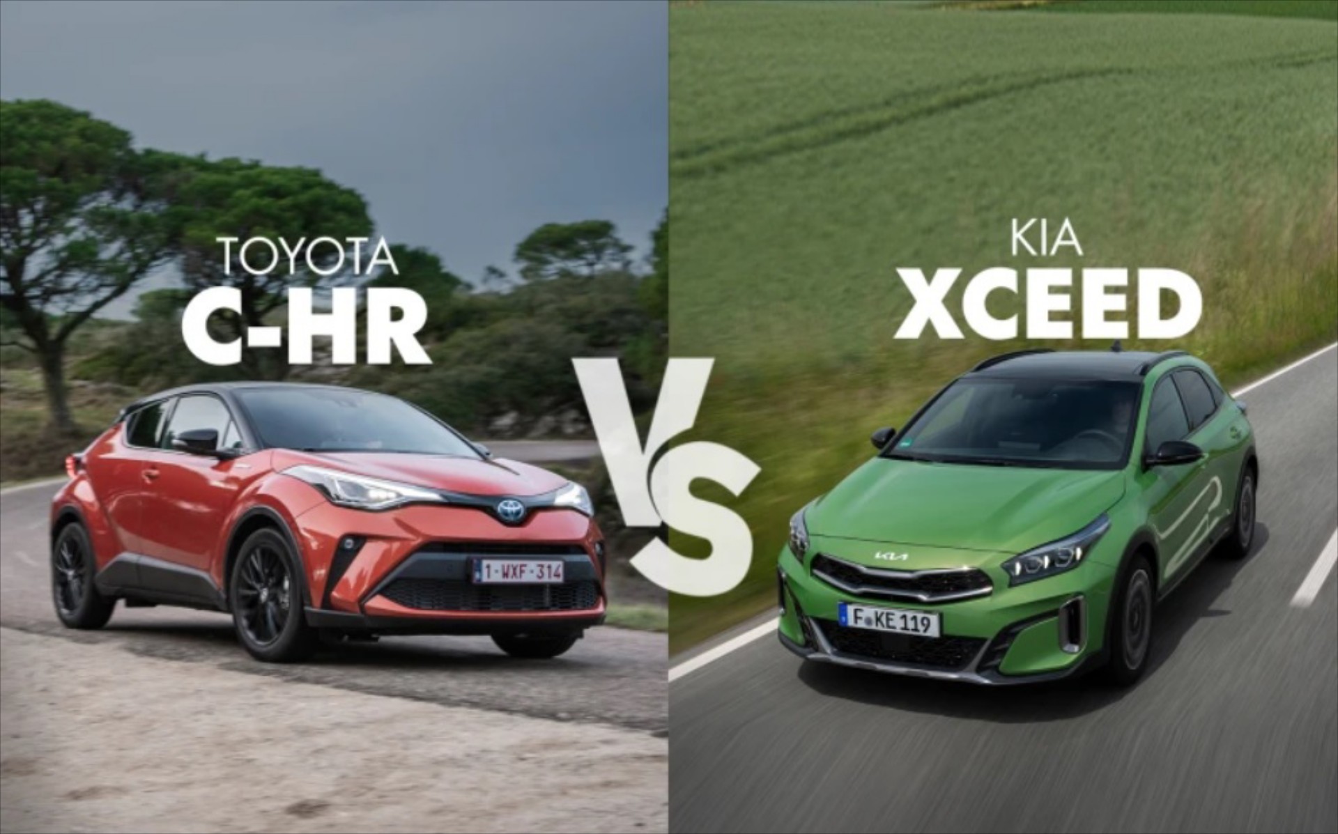 Στιλάτο crossover: Toyota C-HR vs Kia XCeed – Δείτε τι ψηφίσατε
