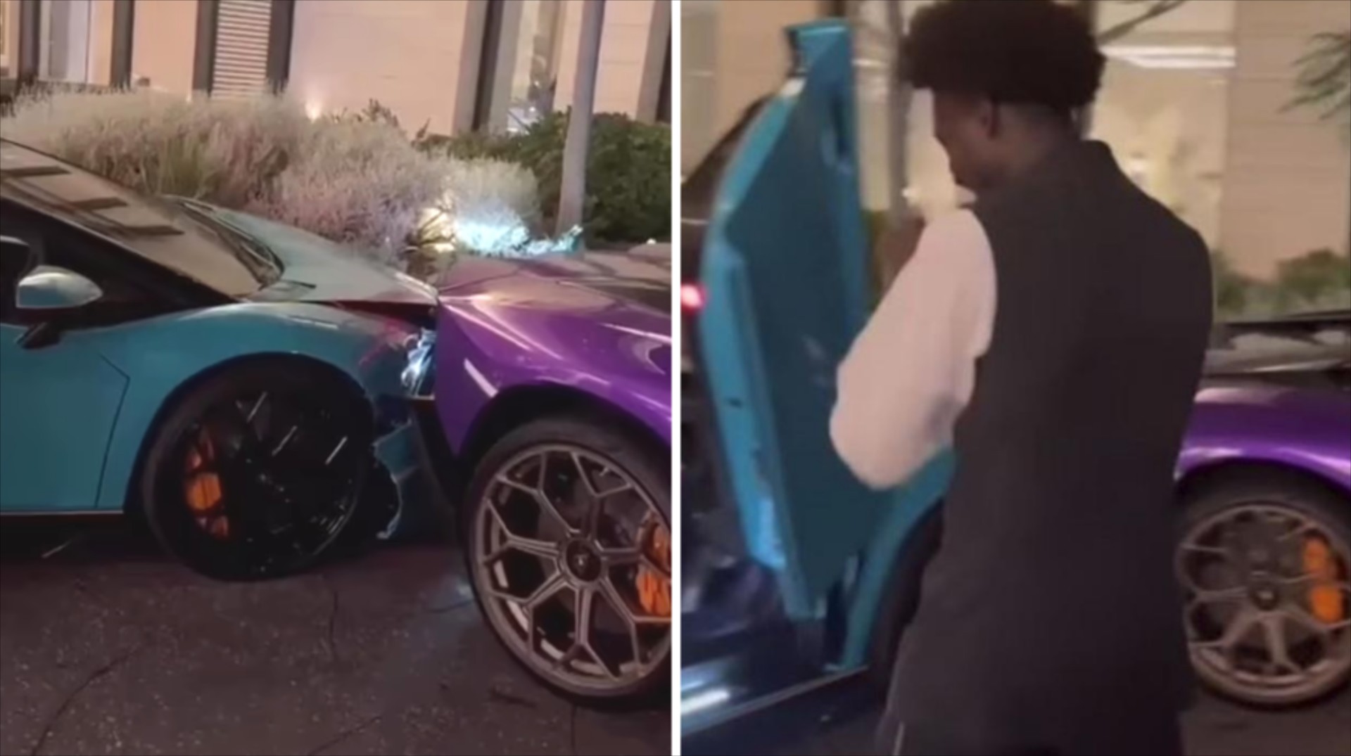 Παρκαδόρος τράκαρε δύο συλλεκτικές Lamborghini [video] 