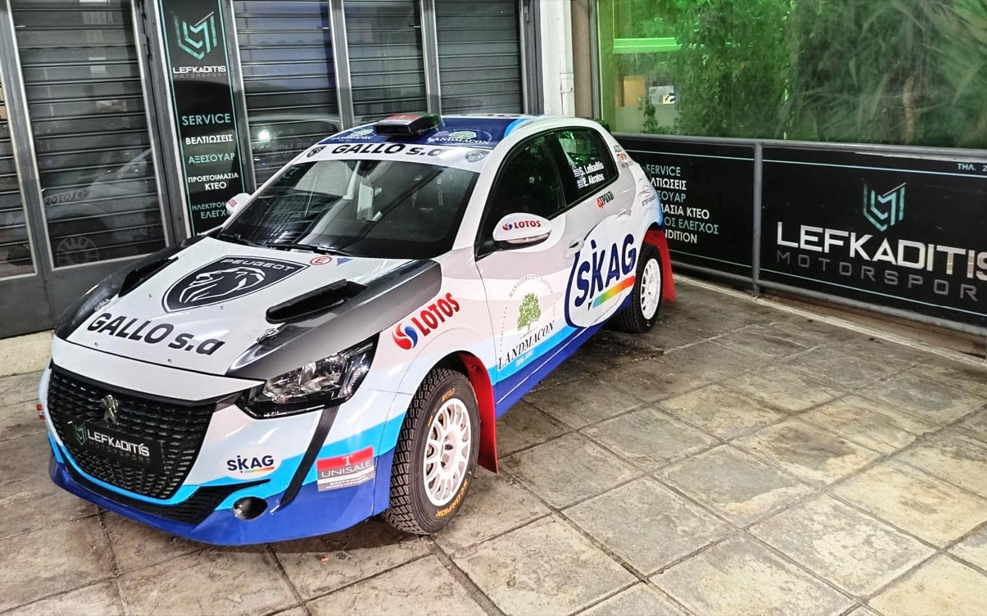 Η Peugeot GALLO στο ΕΚΟ Ράλλυ Ακρόπολις με τους Λευκαδίτη-Ακράτο!
