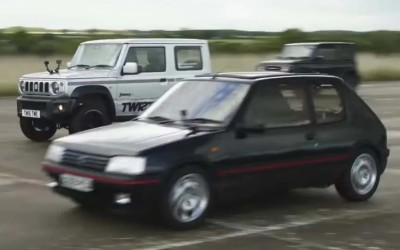 Video: Κόντρα Peugeot 205 GTI Vs Suzuki Jimny turbo 165 PS - Ποιος κερδίζει;