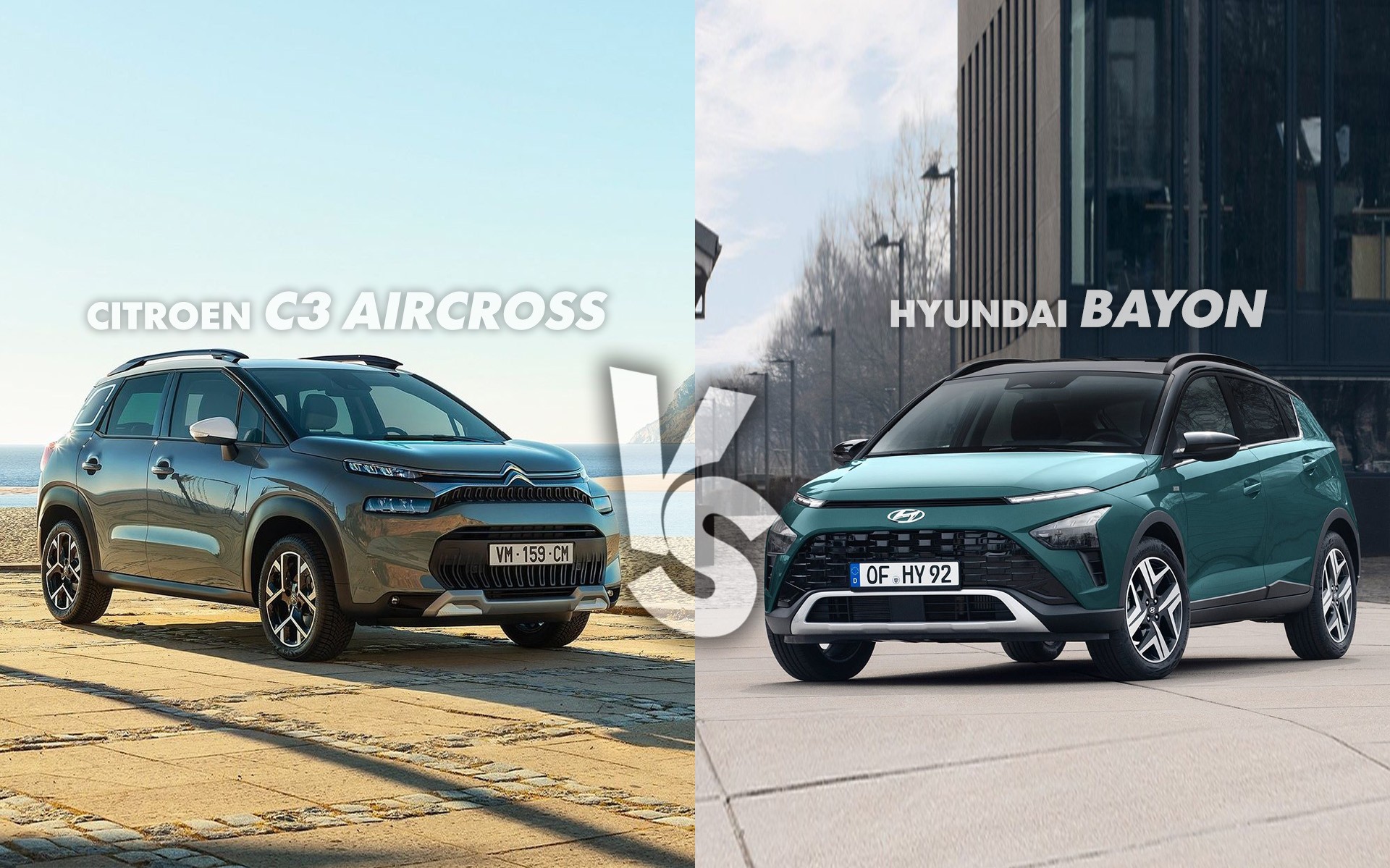 B-SUV με τιμή 20.000 €: Citroen C3 Aircross ή Hyundai Bayon; Τι θα αγόραζες;