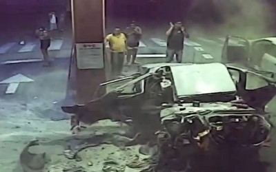 Αυτοκίνητο γεμάτο κοκαΐνη τινάχθηκε στον αέρα - Ήταν αστυνομικού (video)
