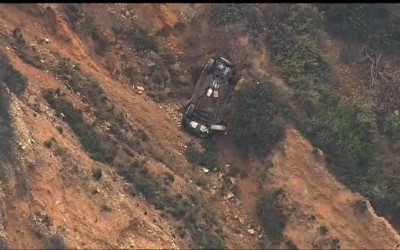 SUV πέφτει σε γκρεμό 60 μέτρων - Δείτε το video