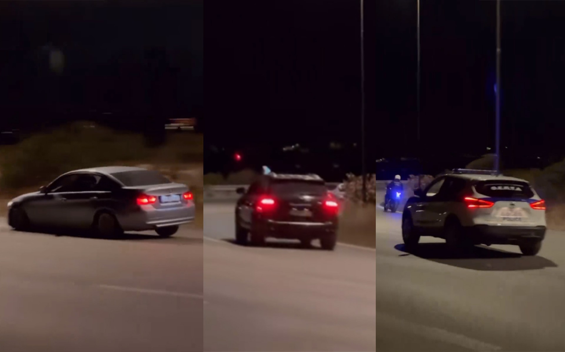 Αττική: Porsche της Αστυνομίας καταδιώκει BMW – Δείτε το video