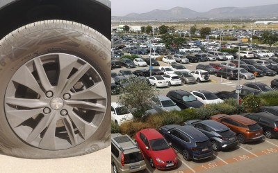 Αποκλειστικό! Σκίζουν ελαστικά στο αεροδρόμιο της Αθήνας - Ποια αυτοκίνητα κινδυνεύουν; [δείτε εικόνες]