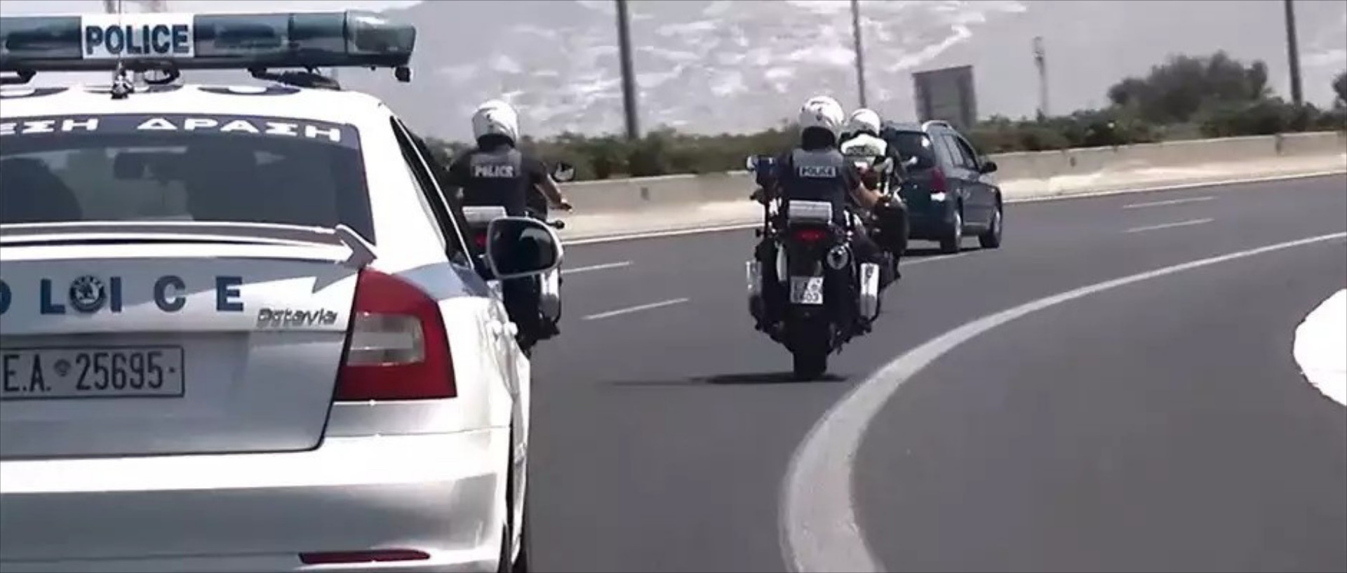 Σοκαριστική καταδίωξη στα Διόδια Ασπροβάλτας! Δείτε το βίντεο!