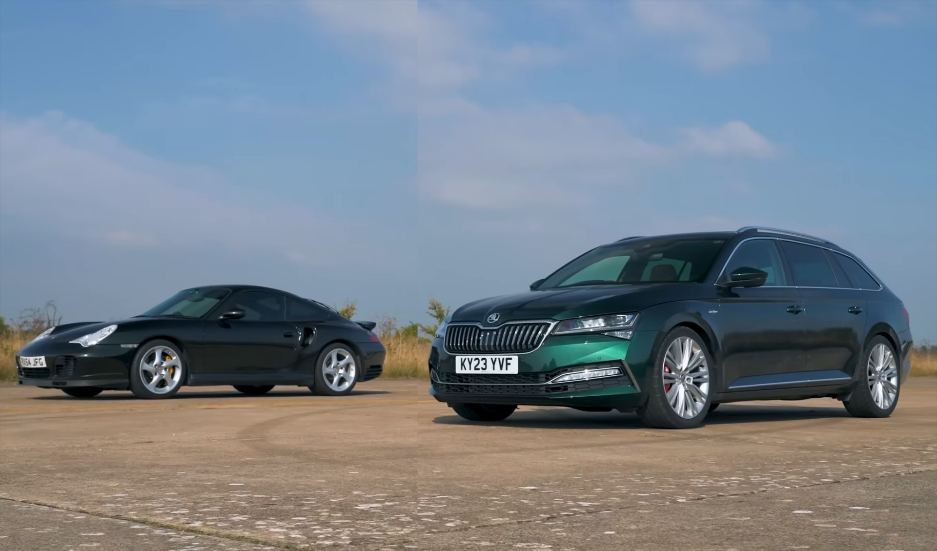 Skoda Superb κόντρα σε Porsche 911 Turbo S – Έχει ελπίδα; [Video]