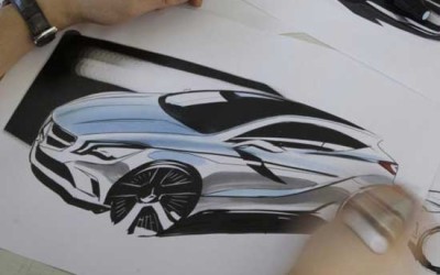Πρώτο σκίτσο από τη νέα Mercedes A Class