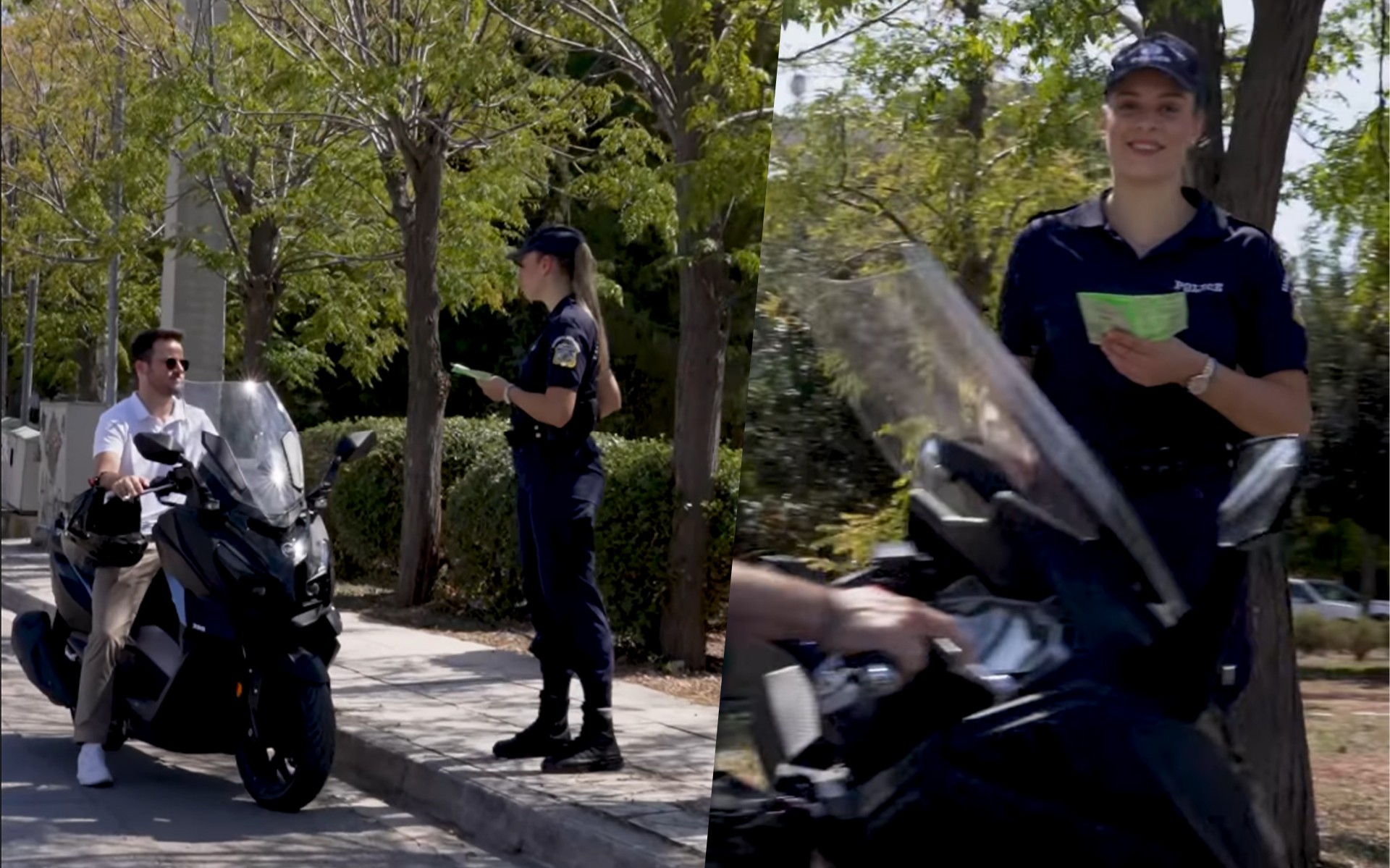 Το video της Αστυνομίας που έγινε viral – Τα μάτια στον δρόμο λέει η αστυνομικός 