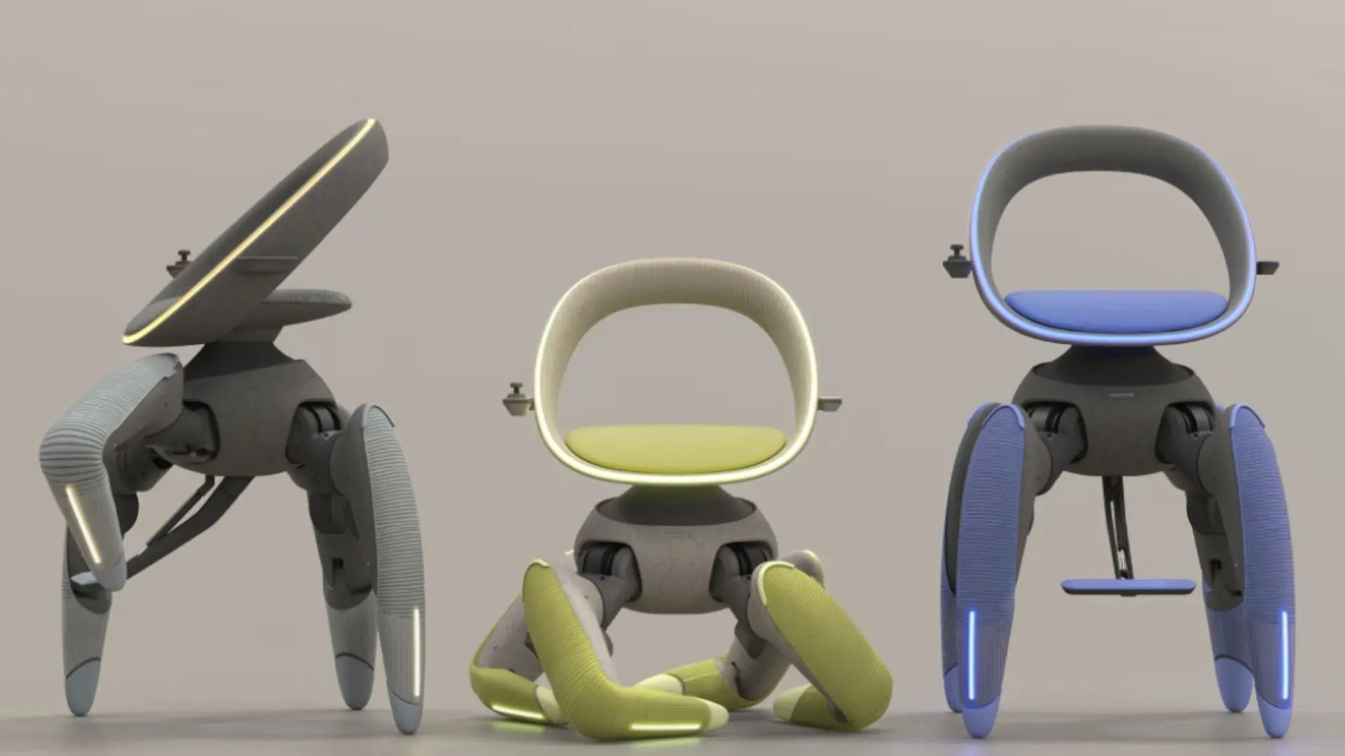 Ιαπωνική μάρκα λάνσαρε… κινούμενες καρέκλες! [video]