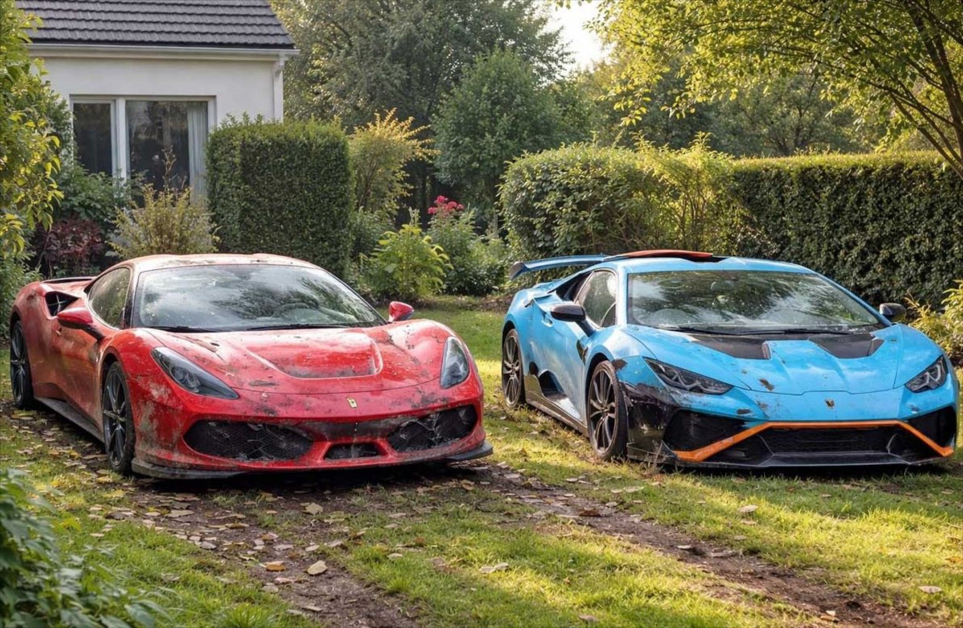 Ξύπνησε και βρήκε στην αυλή της δυο supercar αξίας 700.000 ευρώ – Τι είχε συμβεί