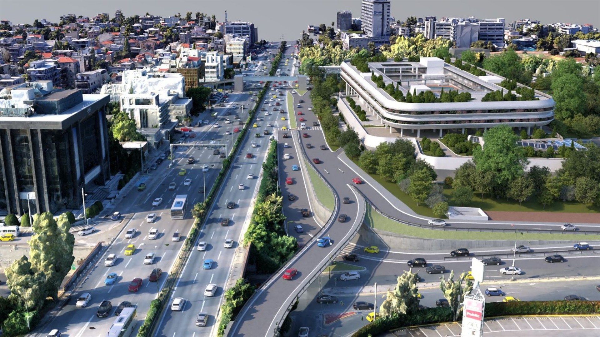 Τι νέο έρχεται στη λεωφόρο Κηφισίας το 2028 - Ποιοι δρόμοι αλλάζουν (video)
