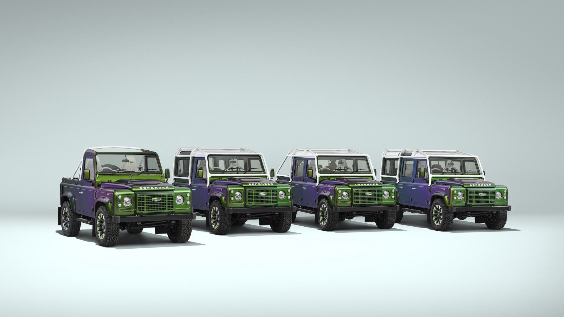 O πιο πιστός πελάτης της Land Rover – Παρήγγειλε τέσσερα Defender που αλλάζουν χρώμα  