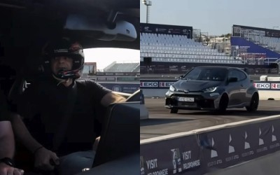 Video: O Κυριάκος Μητσοτάκης τραβάει χειρόφρενα με Toyota GR Yaris! 