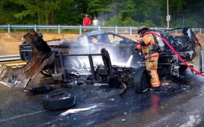 Ford F-150 και Tesla Cybertruck συγκρούστηκαν με 180 km/h – Δες τι απέμεινε! [video]