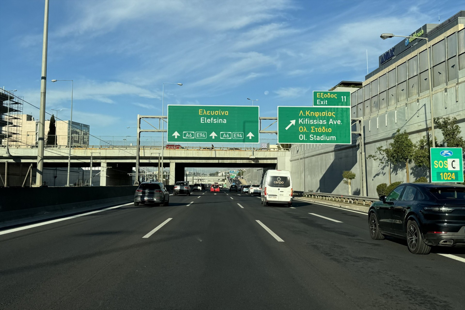 Στα πόσα χιλιόμετρα σε γράφουν οι κάμερες στην Αττική Οδό