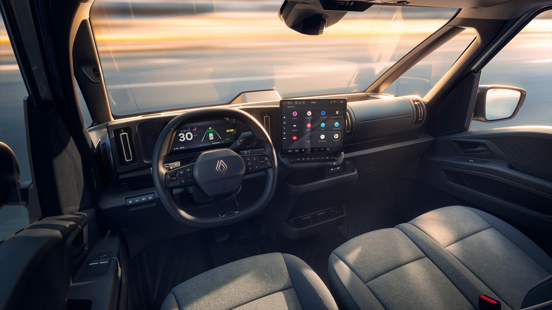 Το πρώτο επαγγελματικό Renault με οθόνη της LG