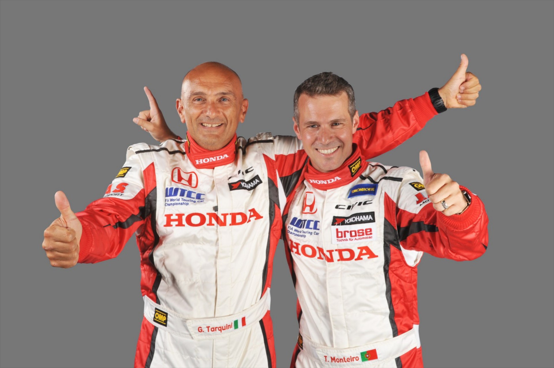 Gabriele Tarquini και Tiago Montero με Honda στο WTCC