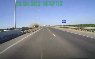 Video: Ατύχημα σε Ρωσικό αυτοκινητόδρομο

