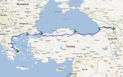ROUTE 2012: Greece-Turkey-Georgia