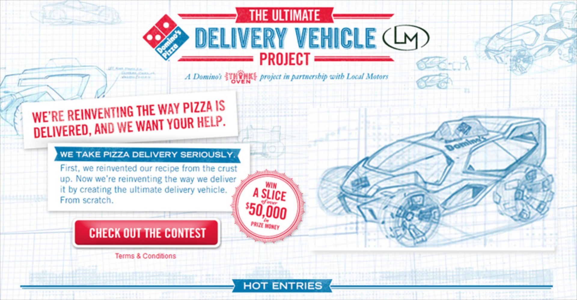 Διαγωνισμός για όχημα Pizza Delivery