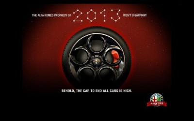 Alfa Romeo 4C teaser για το 2013