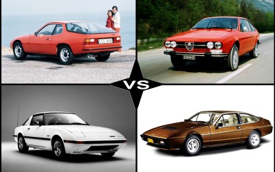 Alfa Romeo Alfetta GTV - Porsche 924 - Lotus Eclat - Mazda RX-7: Τα αγαπημένα

