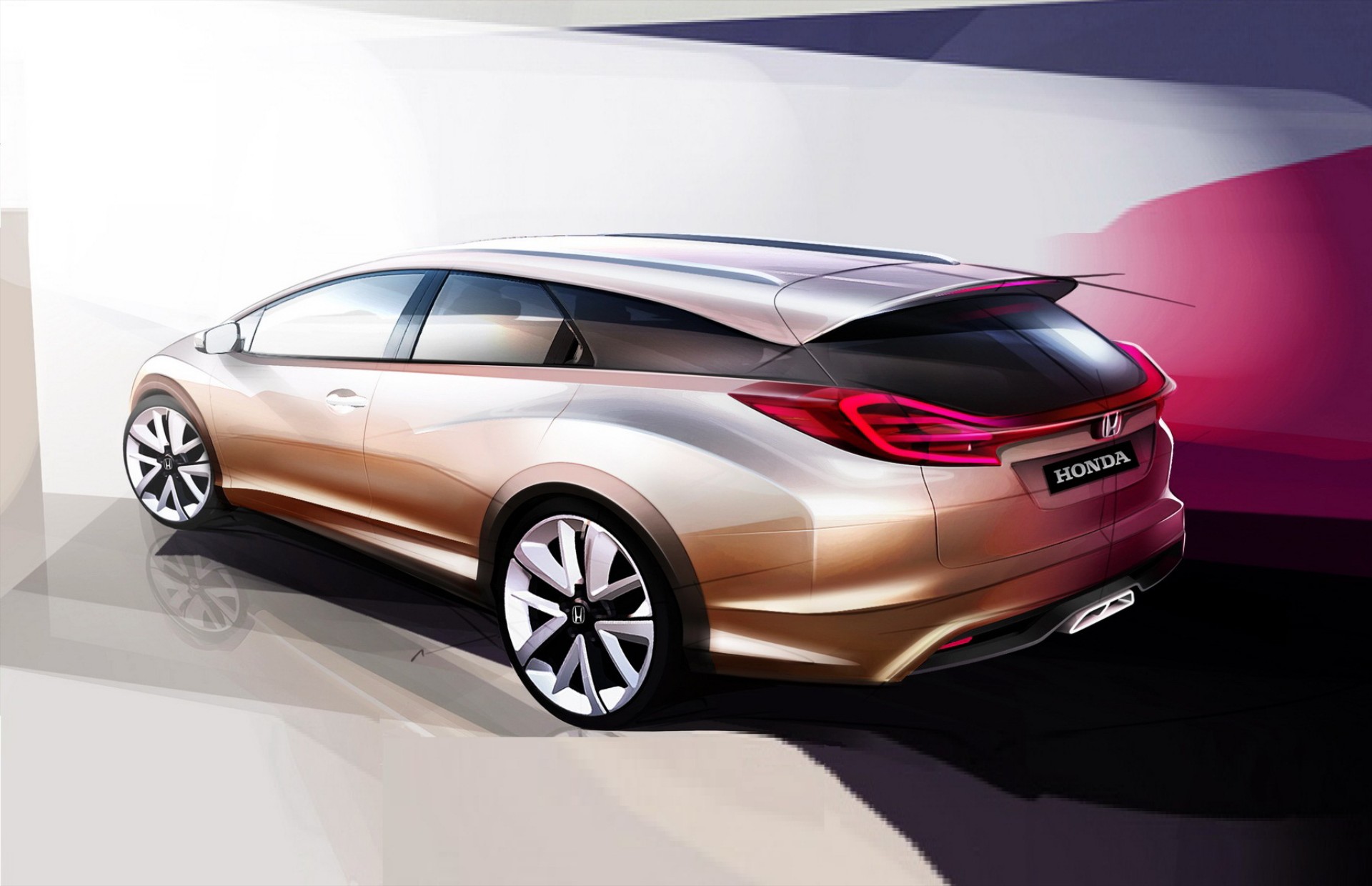 Honda Civic Wagon Concept teaser