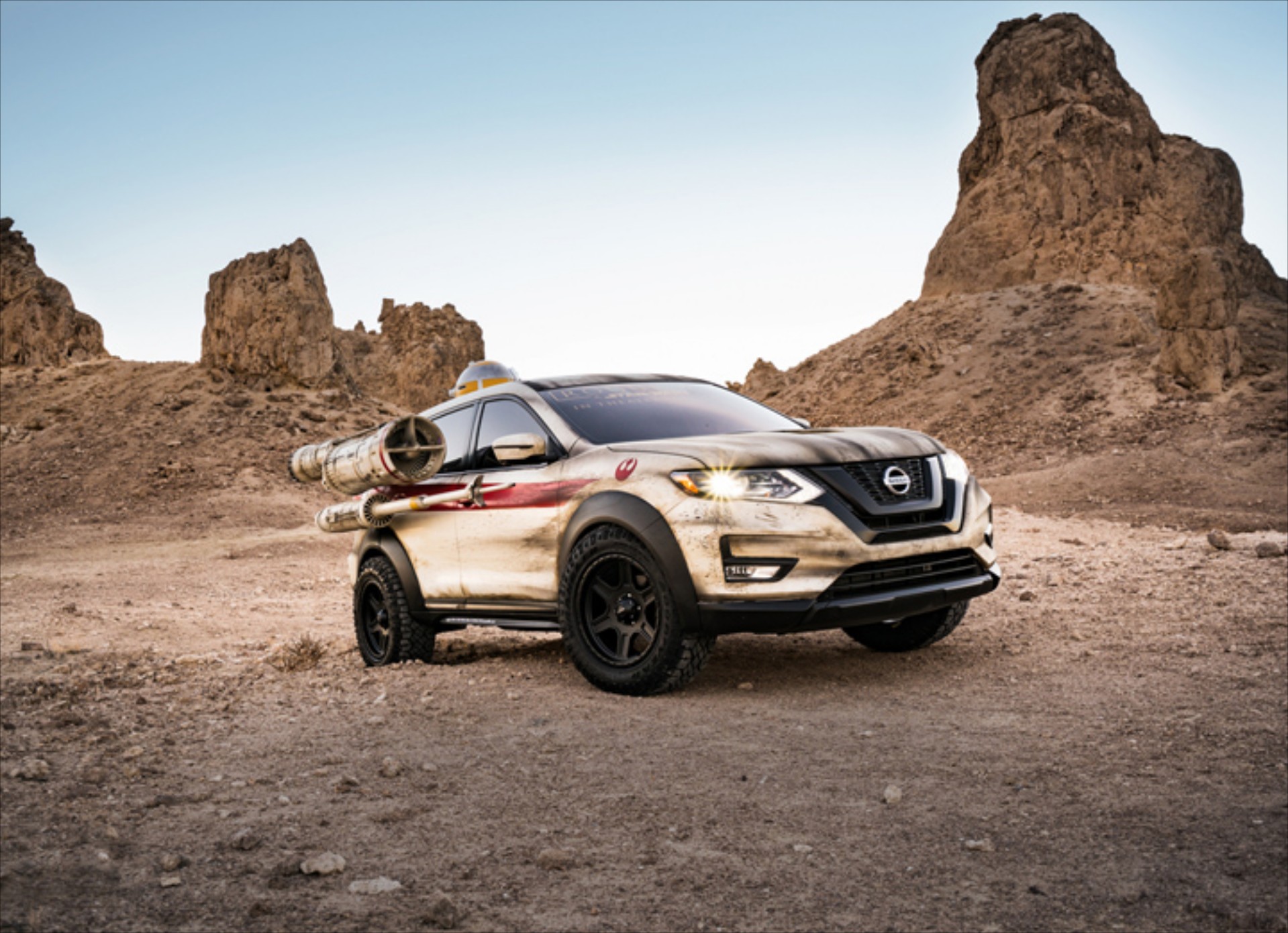 Ένα διαστημικό Nissan στο Los Angeles