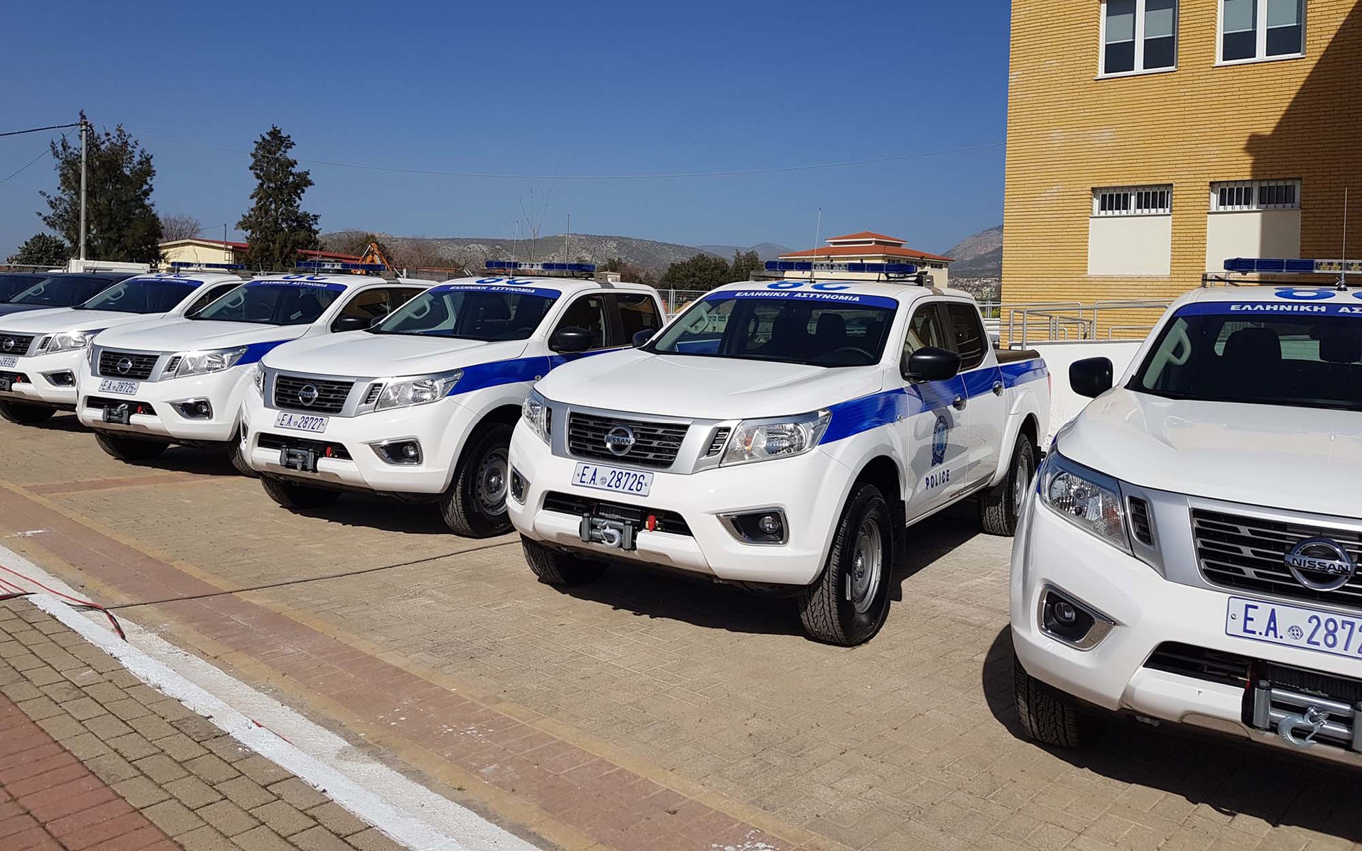 Nissan Navara για την Ελληνική Αστυνομία