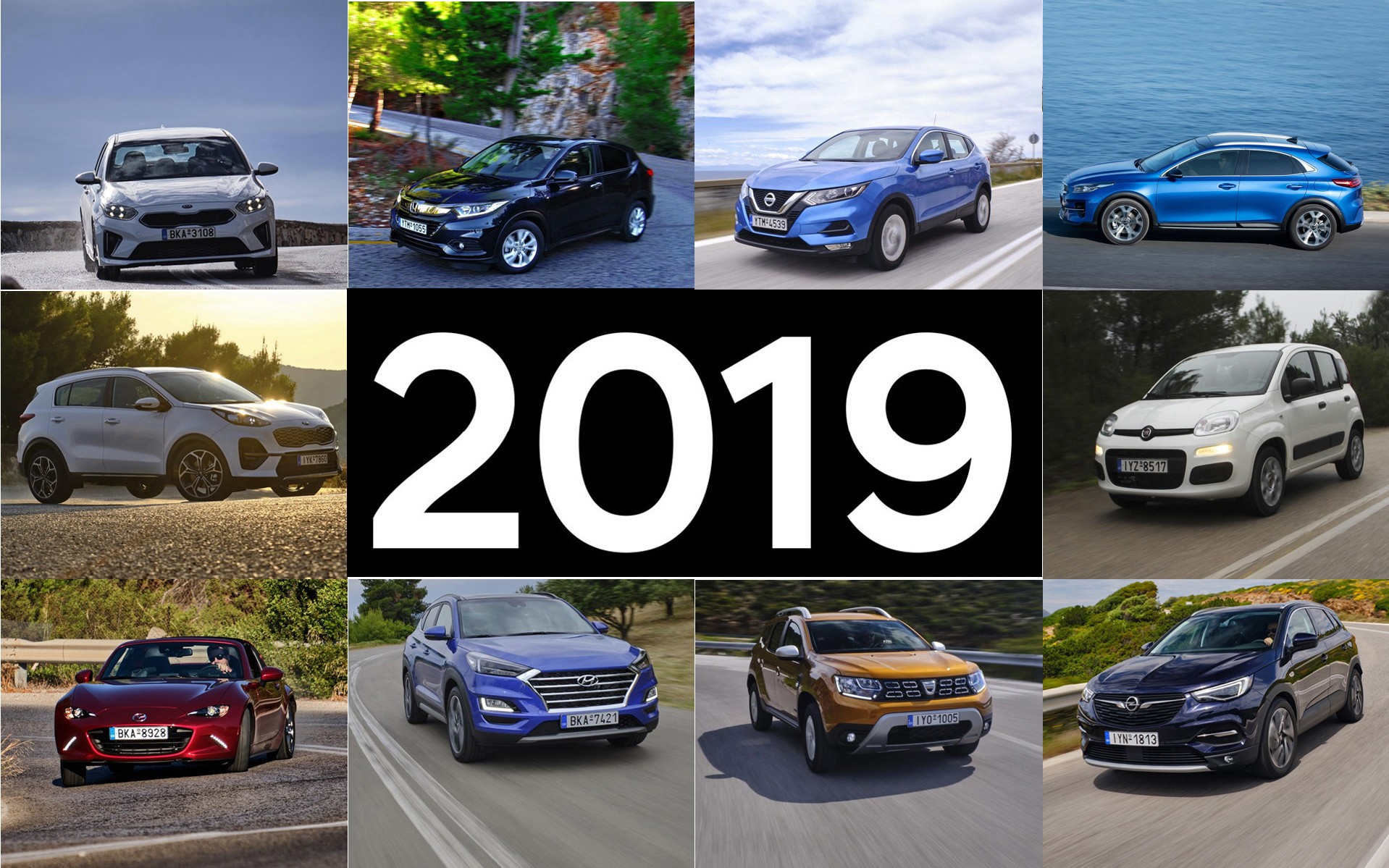 Top 10 δοκιμές του GOCAR το 2019