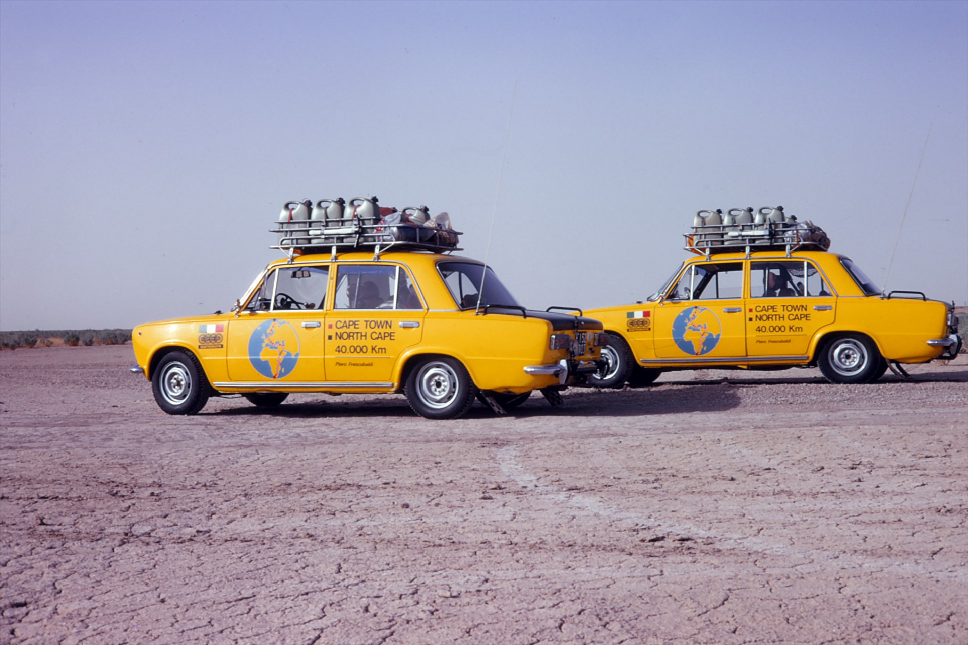 Tρία ιδιαίτερα Fiat 124 Special σε μια τρελή αποστολή 40.000 km