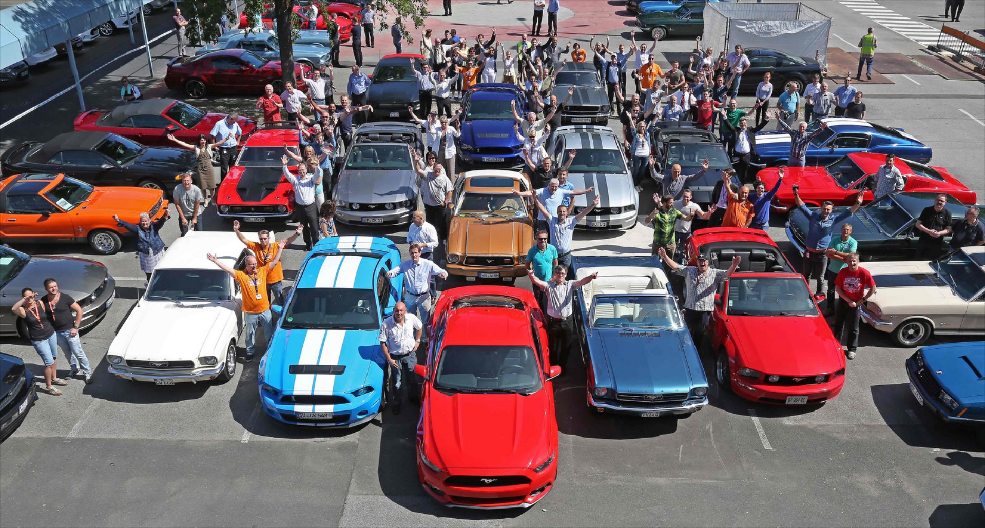 Η μεγαλύτερη συγκέντρωση Mustang όλων των εποχών στην Ευρώπη
