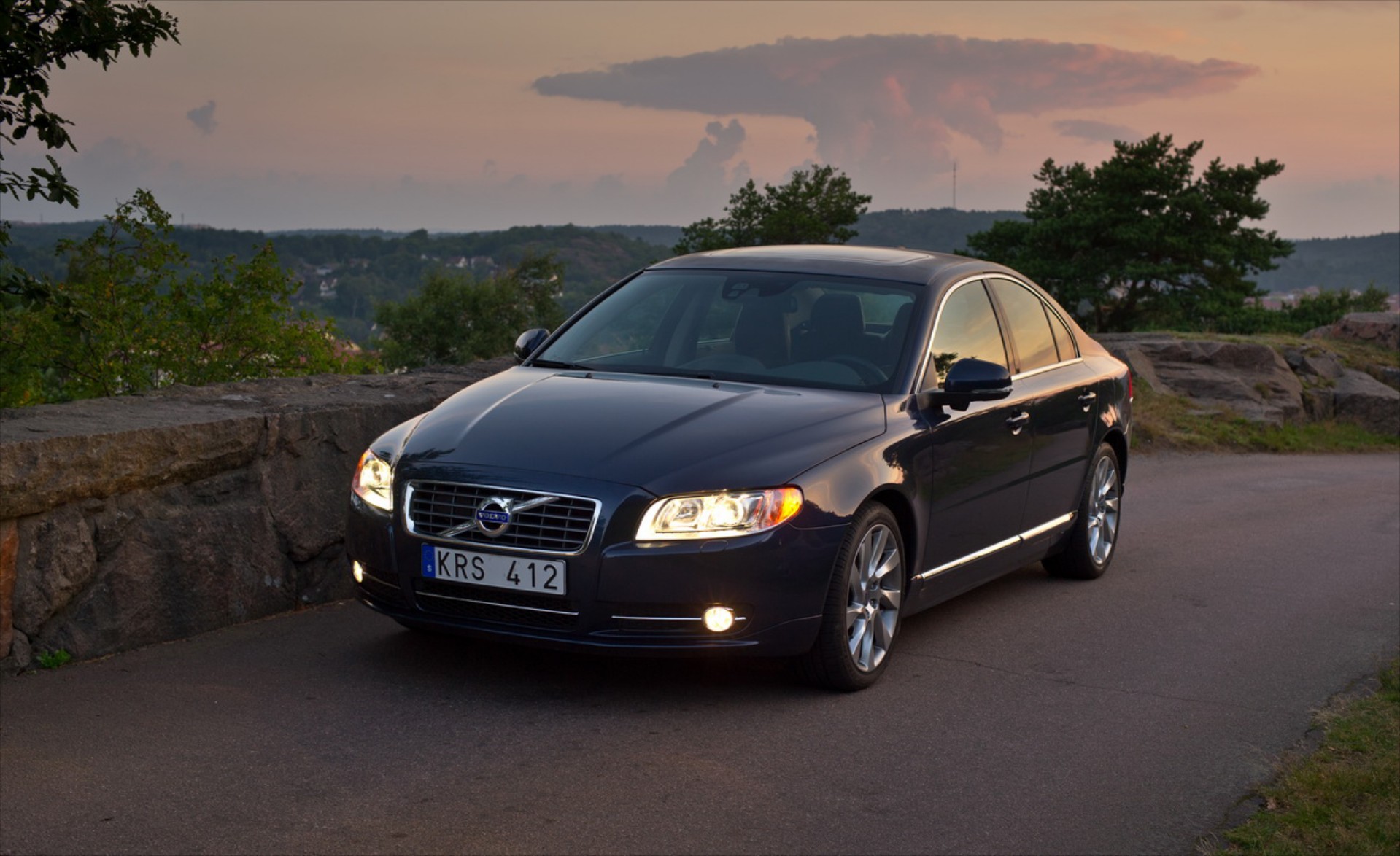 Козырек солнцезащитный volvo s80