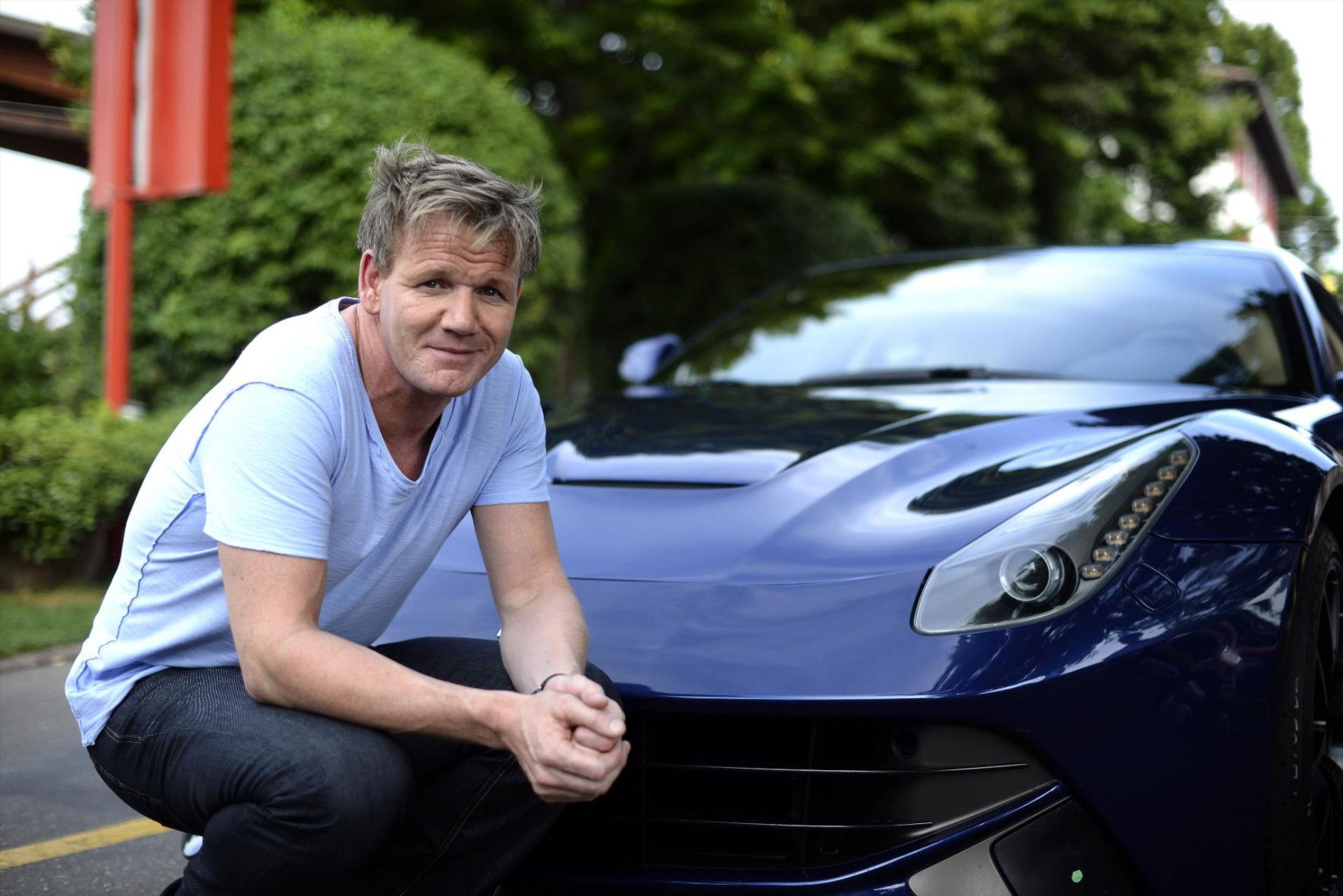 Ο Gordon Ramsay στο Maranello


