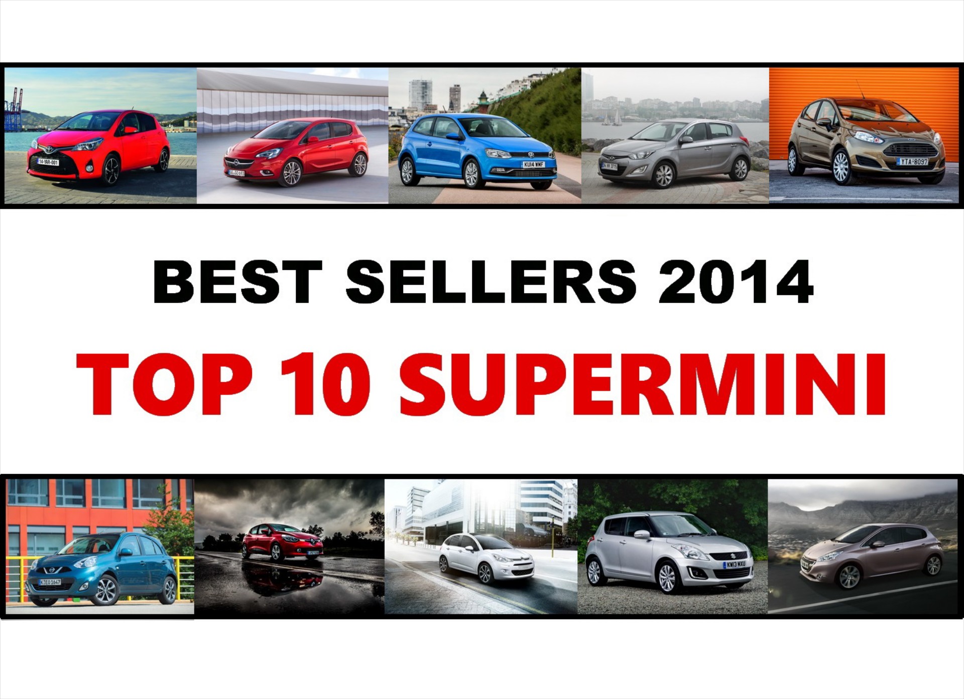 TOP 10 Σουπερμίνι σε πωλήσεις το 2014