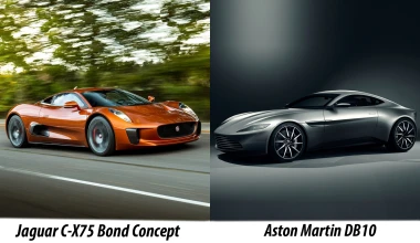 Jaguar C-X75 ή Aston Martin DB10 για τον 007 (Poll)