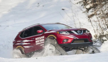 Nissan X-Trail με ερπύστριες (video)